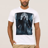 Donkere engel met rand t-shirt (Voorkant)