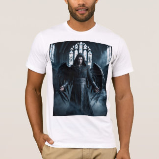 Donkere engel met rand t-shirt