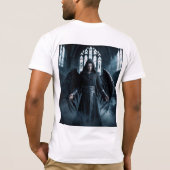 Donkere engel met rand t-shirt (Achterkant)