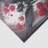 Donkere Engel Tranen, Goddelijkheid & Rode Rozen Tissuepapier (Detail)