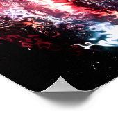 Donkere engel v2 - patronen pareidolia poster (Hoek)