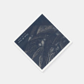 Donkere engelenvleugels Gothic Glam Chic-feest Servetten (Hoek)