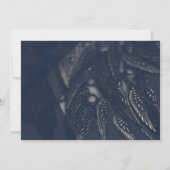 Donkere engelenvleugels gothic glam feestelijke ui kaart (Achterkant)