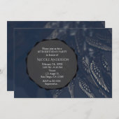 Donkere engelenvleugels gothic glam feestelijke ui kaart (Voorkant / Achterkant)