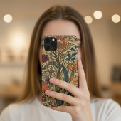 Donkere esthetiek William Morris Wildflower iPhone Hoesje