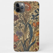 Donkere esthetiek William Morris Wildflower iPhone Hoesje (Achterkant)
