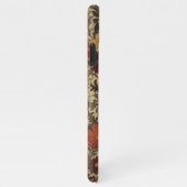 Donkere esthetiek William Morris Wildflower iPhone Hoesje (Rechterkant)