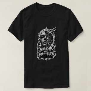 Donkere Esthetische Grafische Shirt Doorbreek He