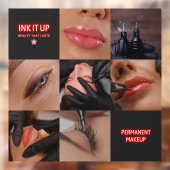 Donkere Esthetische Schoonheid Permanente Make-up  Raamsticker (Vel 2)