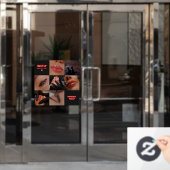 Donkere Esthetische Schoonheid Permanente Make-ups Raamsticker (Kantoordeur)