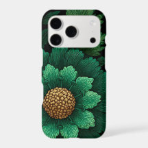 Donkere esthetische wilde bloem iPhone 17 Pro Hoes