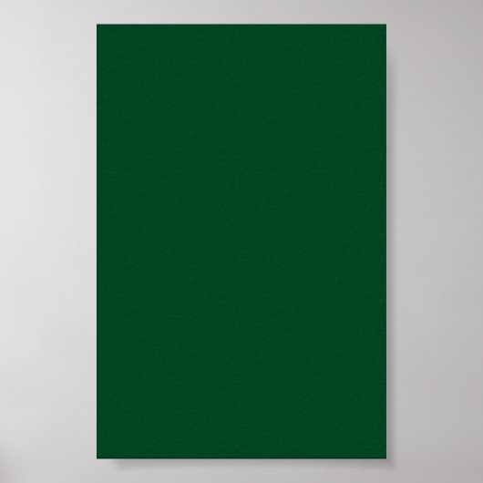 Donkere Evergreen Green-achtergrond op een Poster (Voorkant)