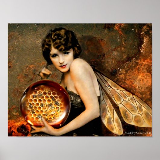 Donkere, eyed Bee Fae Poster (Voorkant)