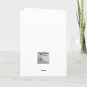 Donkere eyed Junco Bird Photo met kerstkaart Aankondiging (Achterkant)