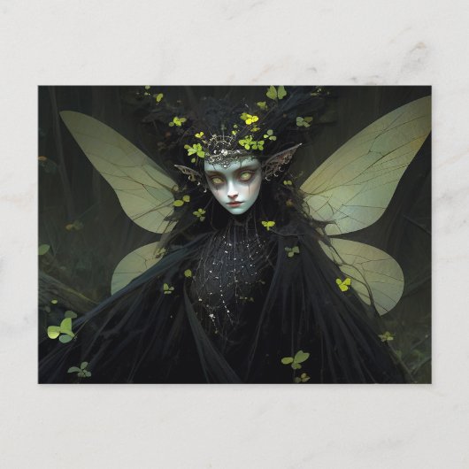 Donkere Fairy Fantasy Kunst Briefkaart (Voorkant)