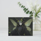 Donkere Fairy Fantasy Kunst Briefkaart (Staand voorkant)