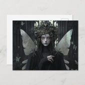 Donkere Fairy Fantasy Kunst Briefkaart (Voorkant / Achterkant)