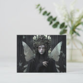 Donkere Fairy Fantasy Kunst Briefkaart (Staand voorkant)