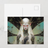 Donkere Fairy Fantasy Kunst Briefkaart (Voorkant / Achterkant)