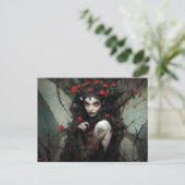 Donkere Fairy Fantasy Kunst Briefkaart (Staand voorkant)
