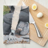 Donkere Fairy Garden Fantasy Art Keuken Handdoek (Quarter Fold)