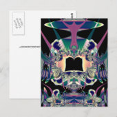 Donkere fantasie briefkaart (Voorkant / Achterkant)