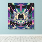 Donkere fantasie canvas afdruk (Insitu (Houten vloer))