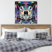 Donkere fantasie canvas afdruk (Insitu (Slaapkamer))
