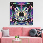 Donkere fantasie canvas afdruk (Insitu (Woonkamer))