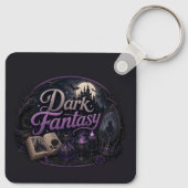 Donkere Fantasie Liefhebber Sleutelhanger (Achterkant)