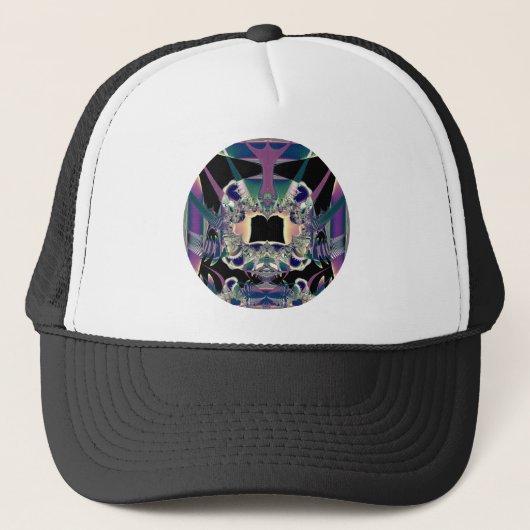 Donkere fantasie trucker pet (Voorkant)