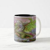 Donkere Fantasy Art Two-Tone Coffee Mok (Voorkant rechts)