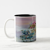 Donkere Fantasy Art Two-Tone Coffee Mok (Links)