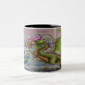 Donkere Fantasy Art Two-Tone Coffee Mok (Center)