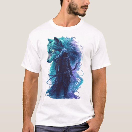 Donkere Fantasy Boogschutter - Elite T-shirt met K (Voorkant)