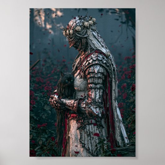 Donkere Fantasy Bruid Ridder Poster (Voorkant)