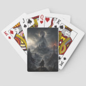 Donkere Fantasy Eclipse Gotische Kasteel Poker Spe Pokerkaarten (Achterkant)