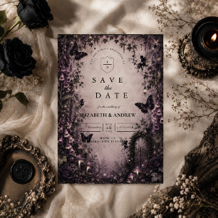 Donkere Fantasy Fee Gotische Bruiloft Save The Date