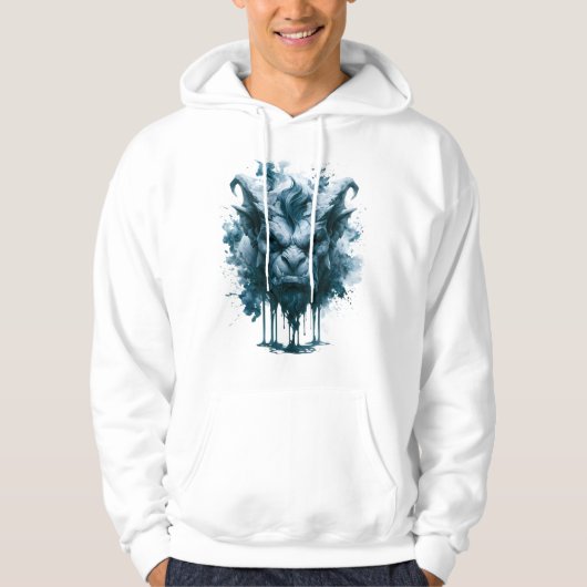 Donkere Fantasy Gargoyle Hoodie (Voorkant)