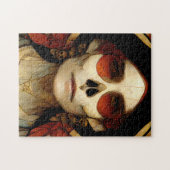 Donkere Fantasy Gothic Skull Woman 2 Legpuzzel (Horizontaal)