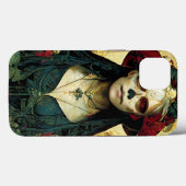 Donkere Fantasy Gothic Skull Woman Case-Mate iPhone Case (Achterkant (horizontaal))