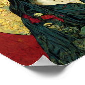 Donkere Fantasy Gothic Skull Woman Poster (Hoek)