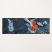 Donkere Fantasy Gotische Violiste in Moonlit Garde Yogamat (Voorkant (horizontaal))