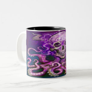 Donkere Fantasy Kunst Tweekleurige Koffiemok