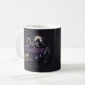 Donkere Fantasy Liefhebber Koffiemok (Voorkant links)