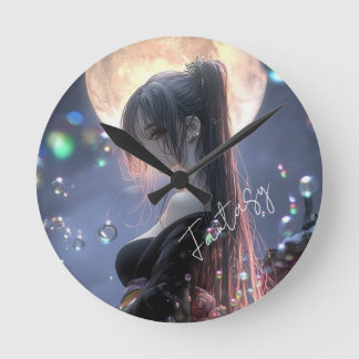 Donkere fantasy meisje / Esthetiek Ronde Klok