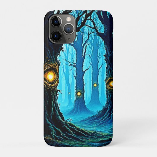 Donkere Fantasy Oogbal Bosontwerp Case-Mate iPhone Case (Achterkant)