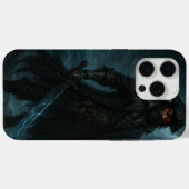 Donkere Fantasy Piraat iPhone 15 Pro Max Hoesje (Achterkant (horizontaal))