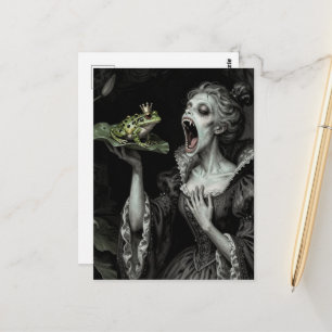 Donkere Fantasy Prinses At De Pad Briefkaart