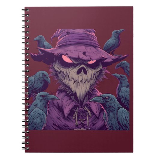 Donkere Fantasy Raven Notitieboek (Voorkant)